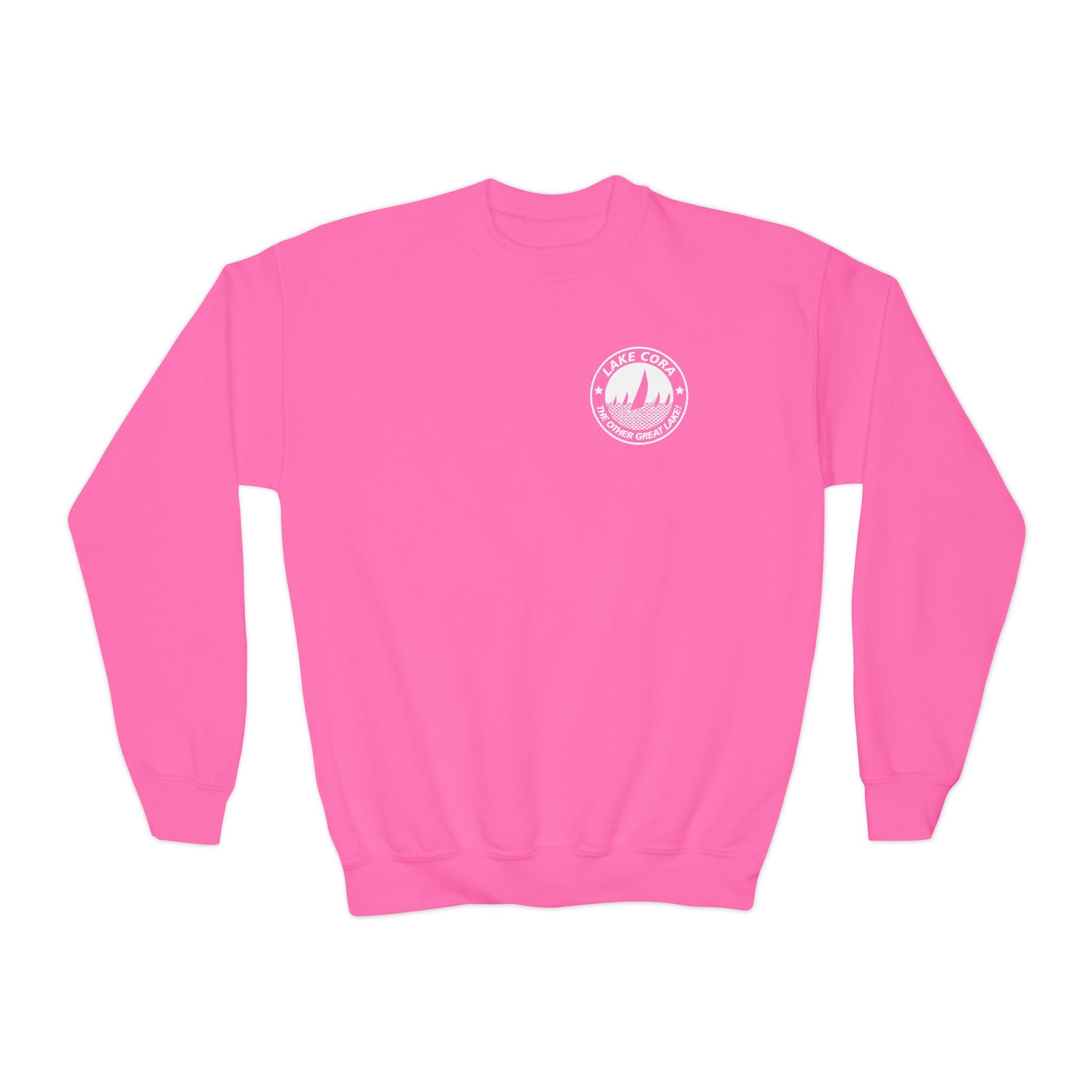 Youth Pocket Logo Crewneck Sweatshirt | Lake Cora