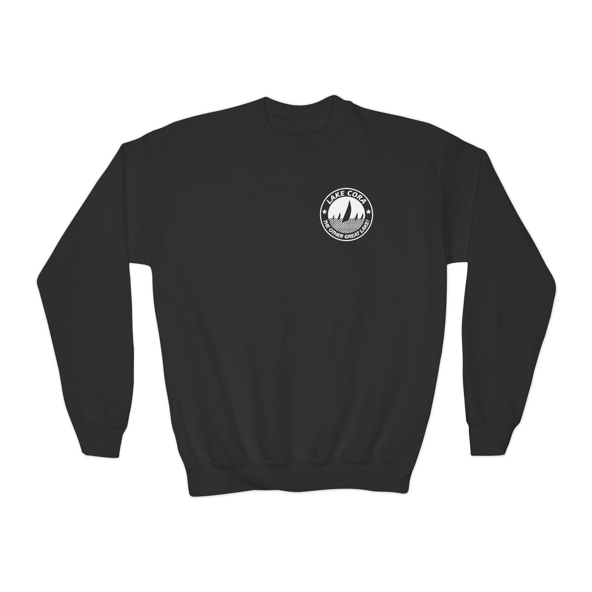 Youth Pocket Logo Crewneck Sweatshirt | Lake Cora