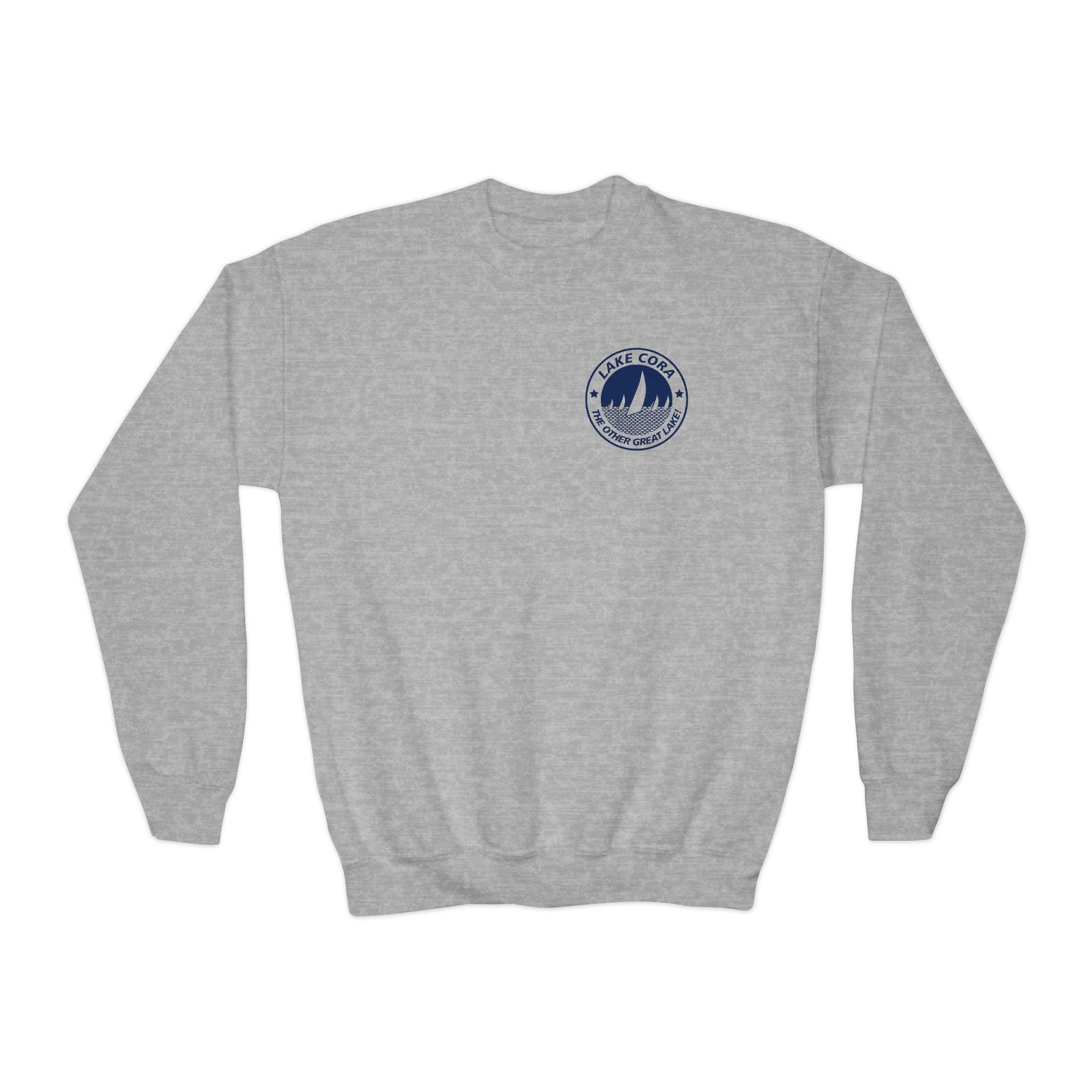 Youth Pocket Logo Crewneck Sweatshirt | Lake Cora
