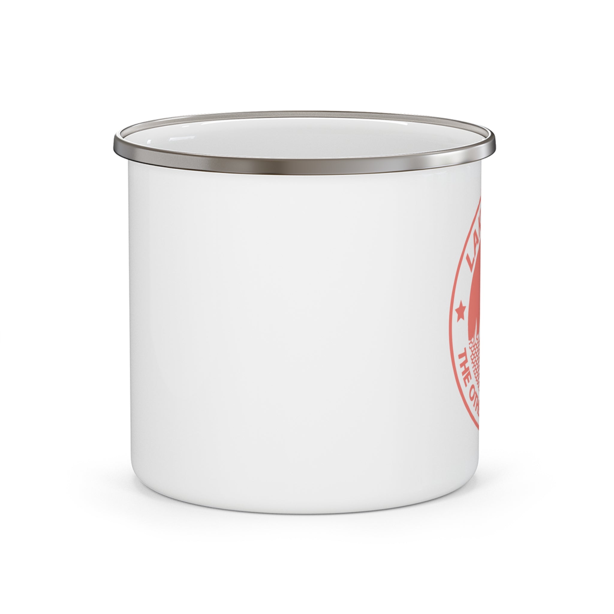 Rustic Enamel Camping Mug | Lake Cora