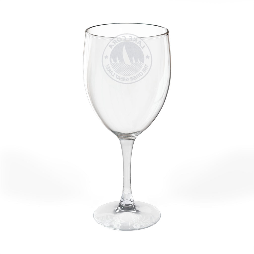 Wine Glass (Engraved) | Lake Cora