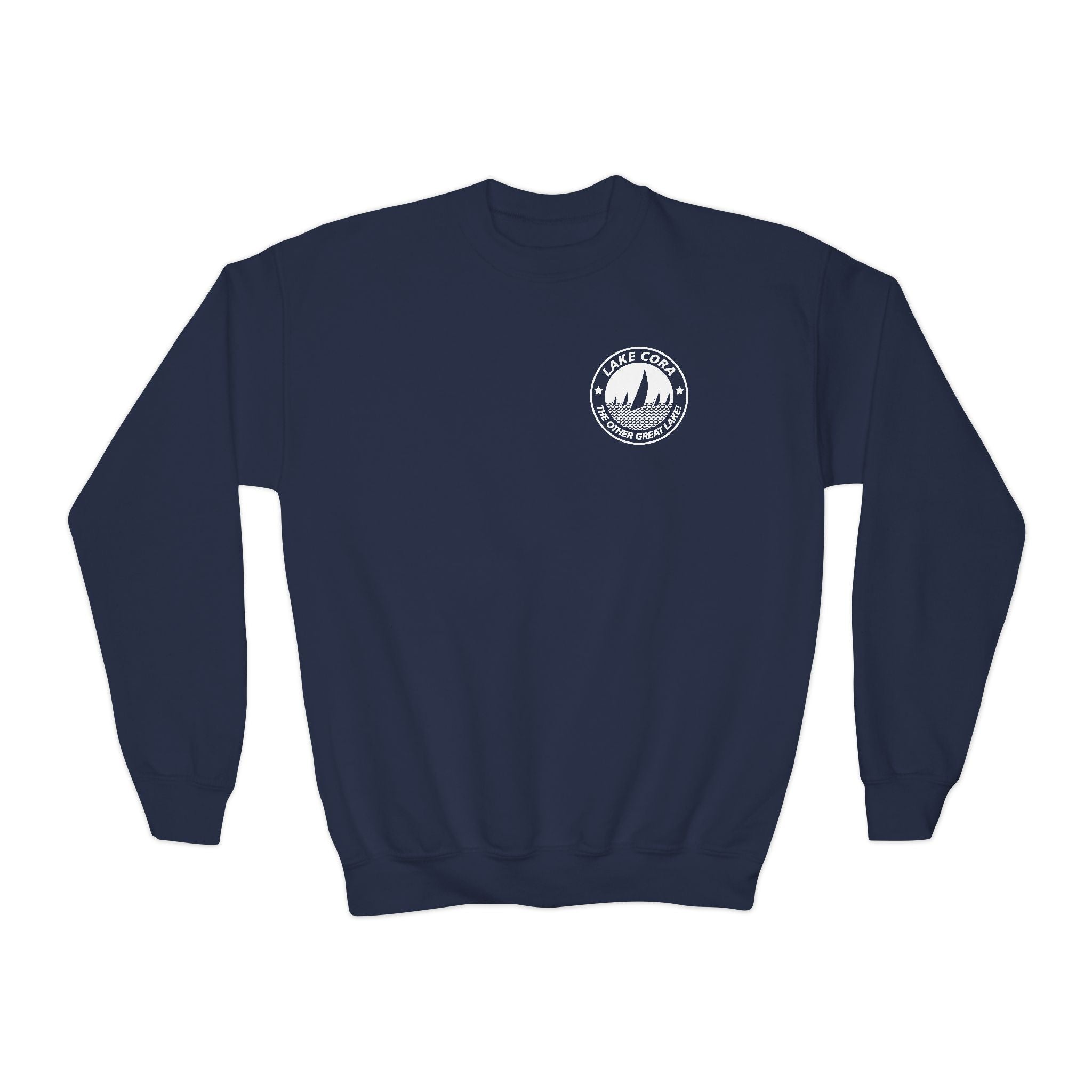 Youth Pocket Logo Crewneck Sweatshirt | Lake Cora