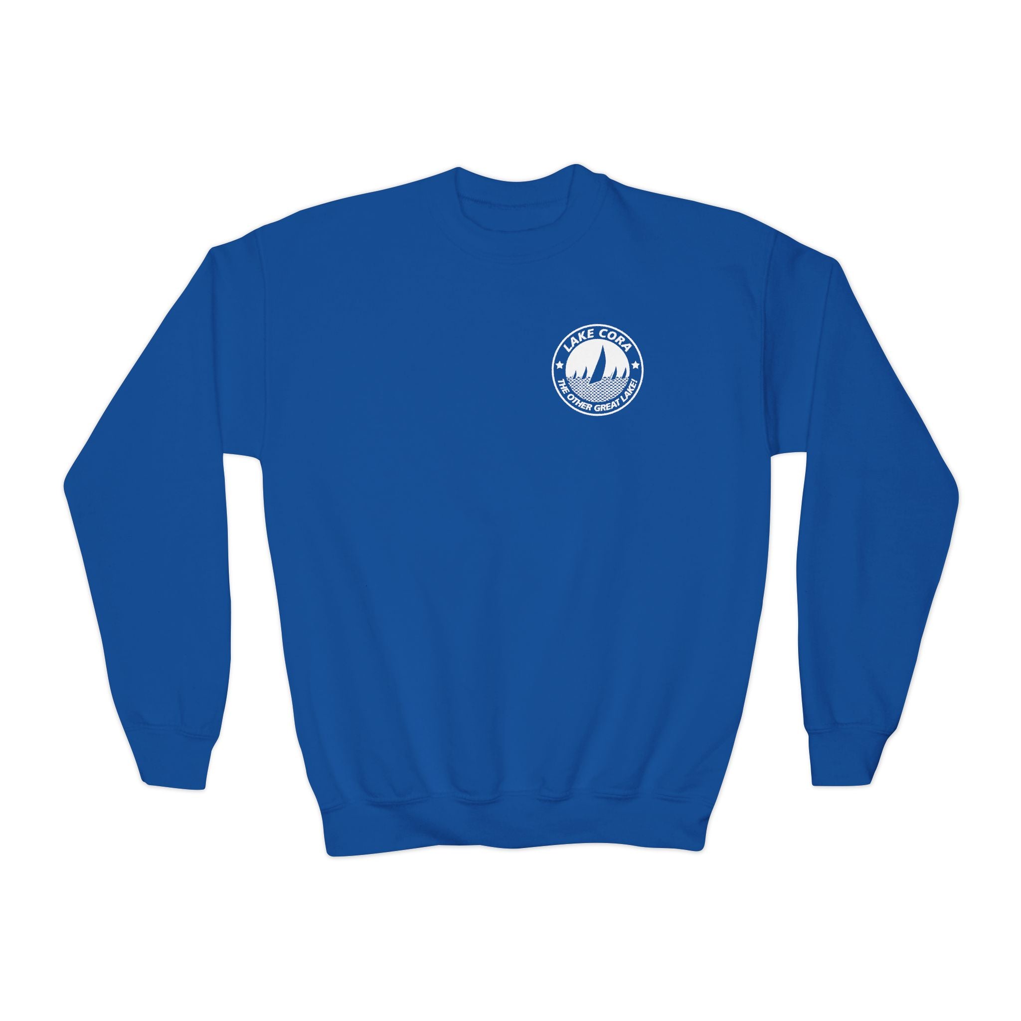 Youth Pocket Logo Crewneck Sweatshirt | Lake Cora