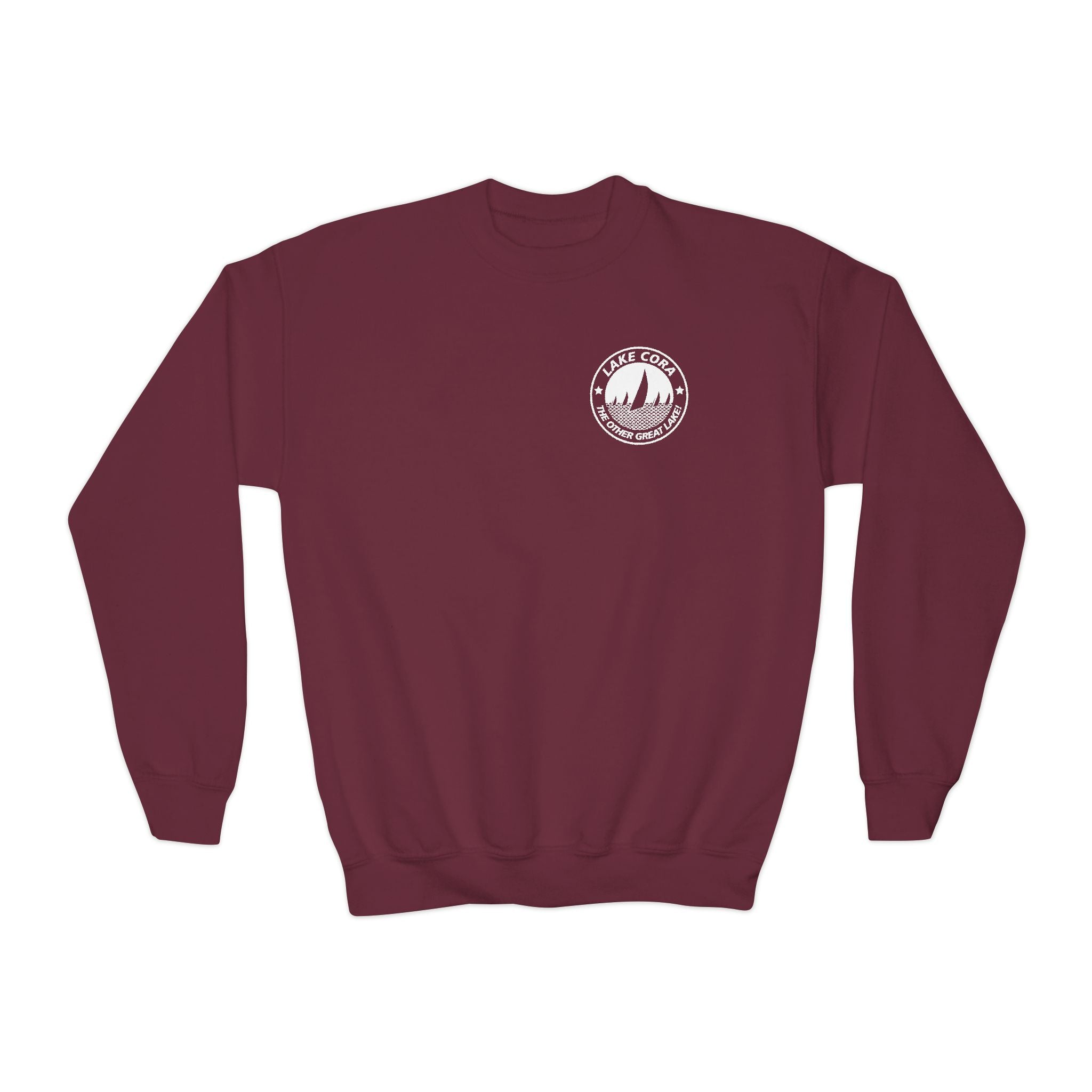 Youth Pocket Logo Crewneck Sweatshirt | Lake Cora