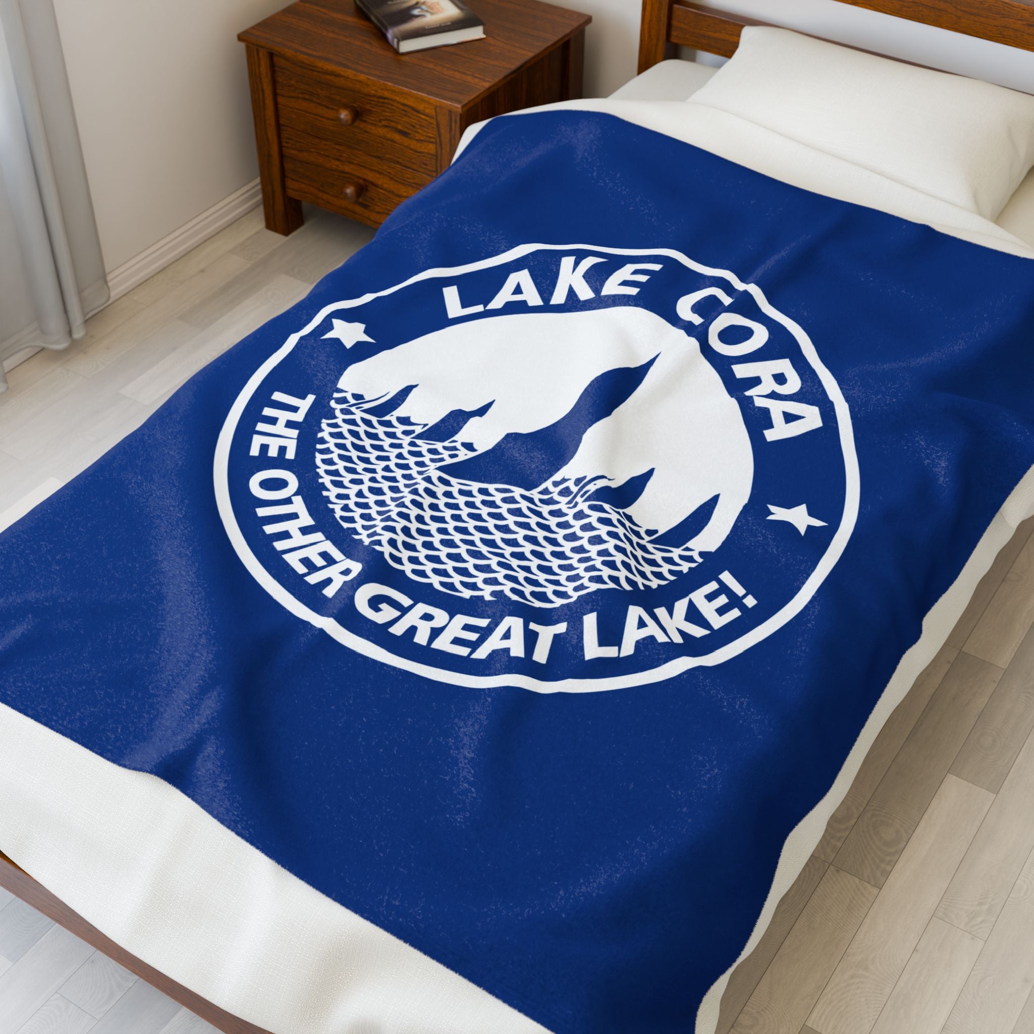 Cozy Velveteen Plush Blanket | Lake Cora