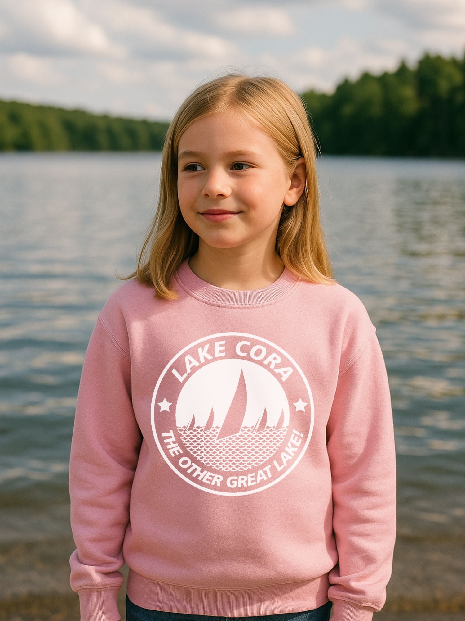 Youth Logo Crewneck Sweatshirt | Lake Cora