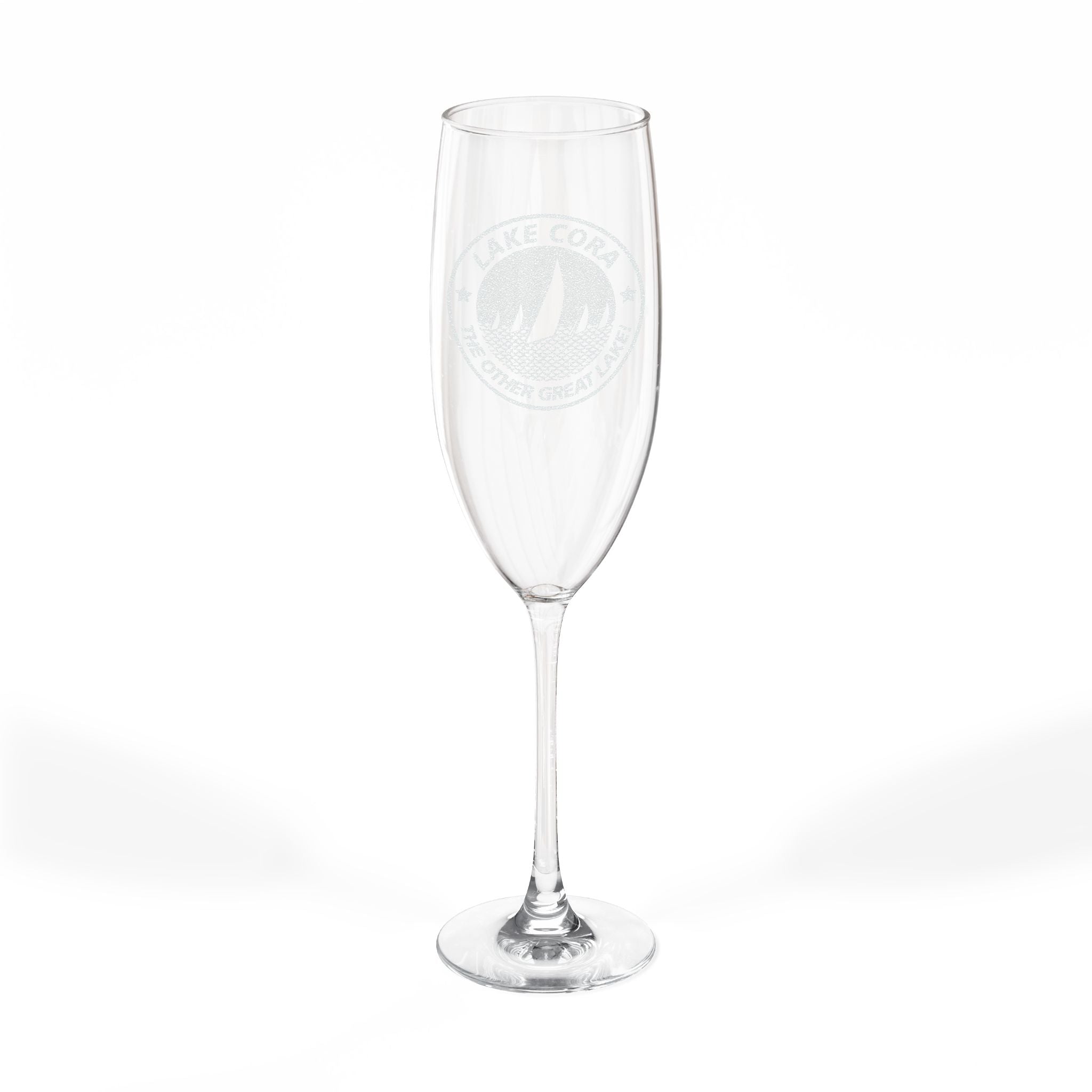 Champagne Flute (Engraved) | Lake Cora