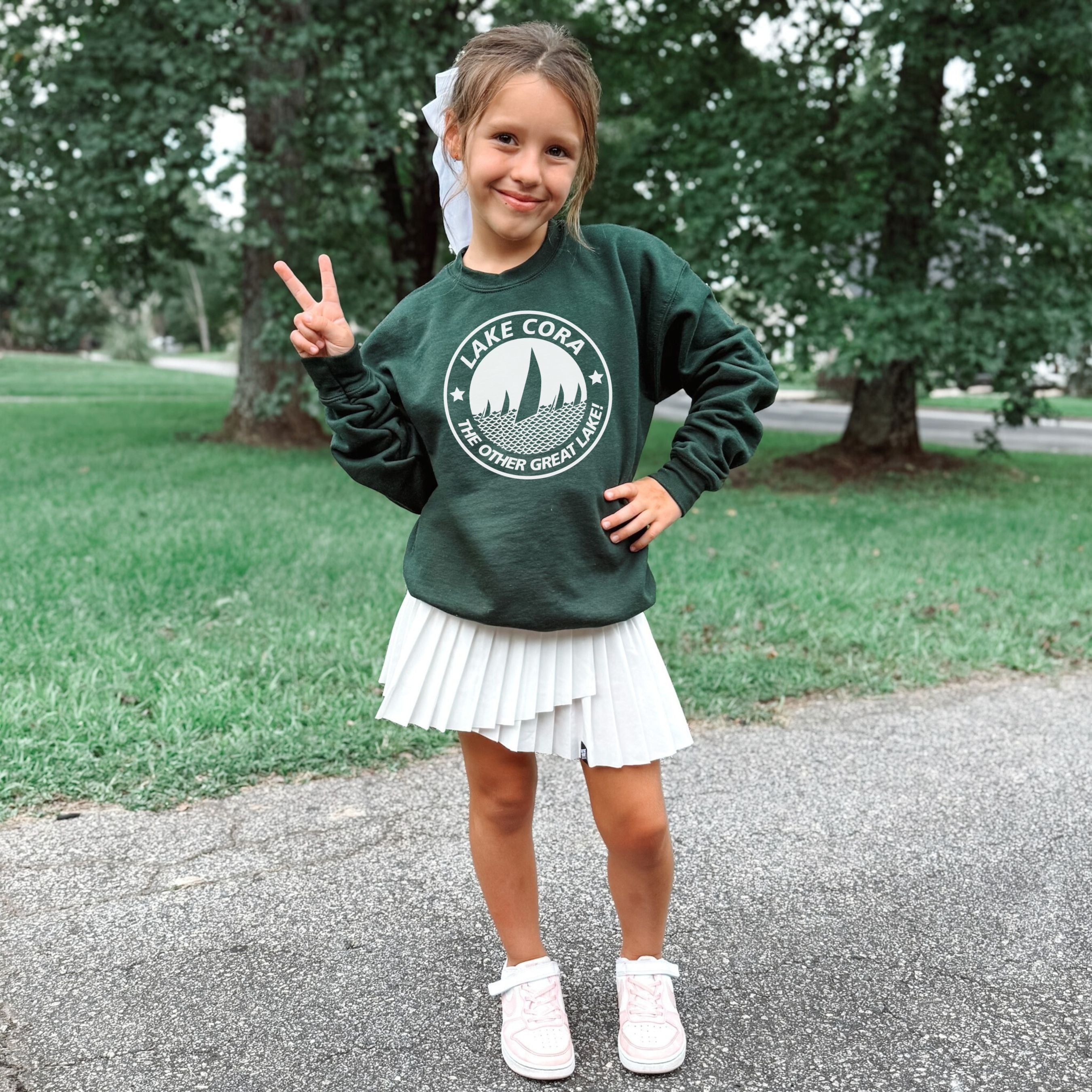 Youth Logo Crewneck Sweatshirt | Lake Cora