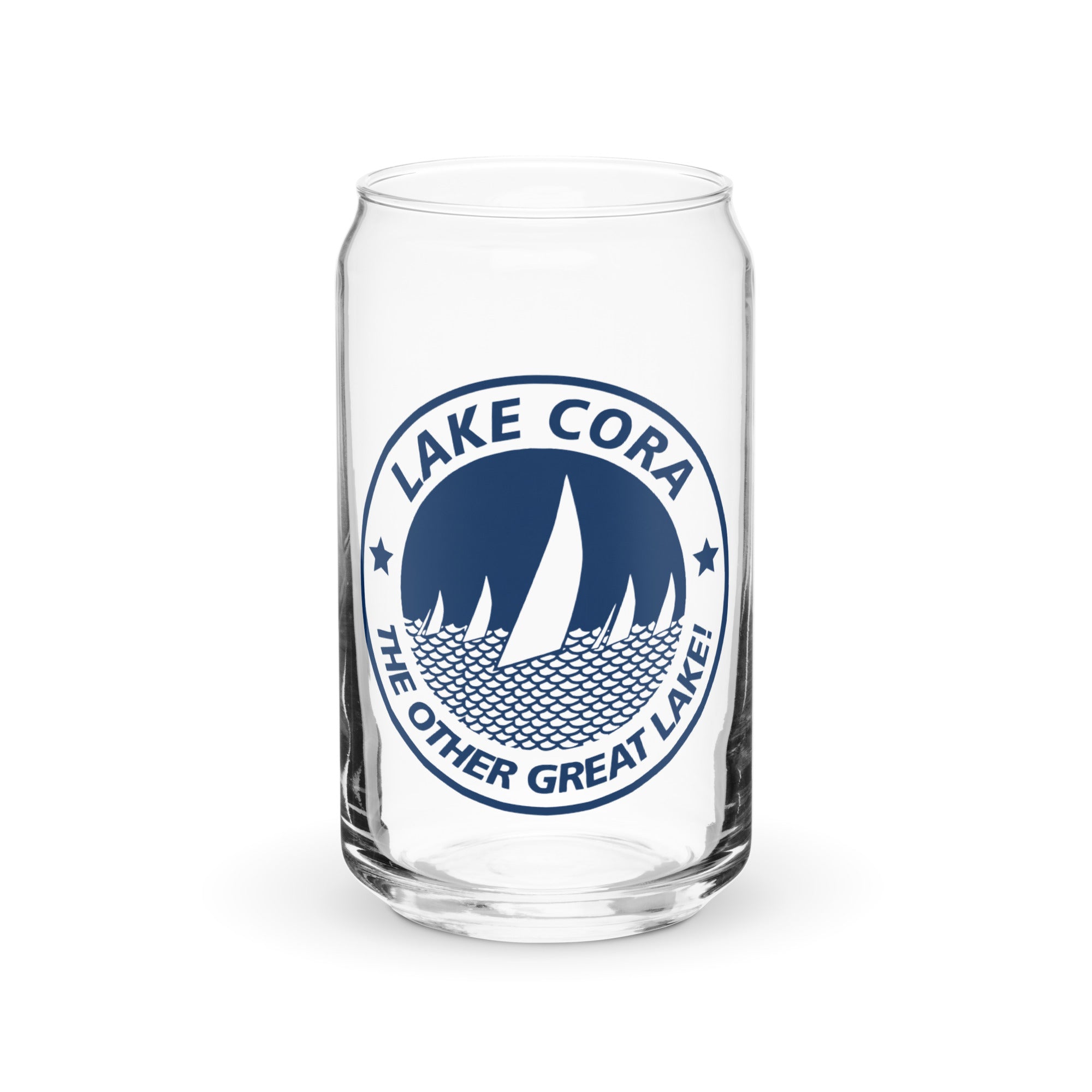 Can-shaped glass cup | Lake Cora