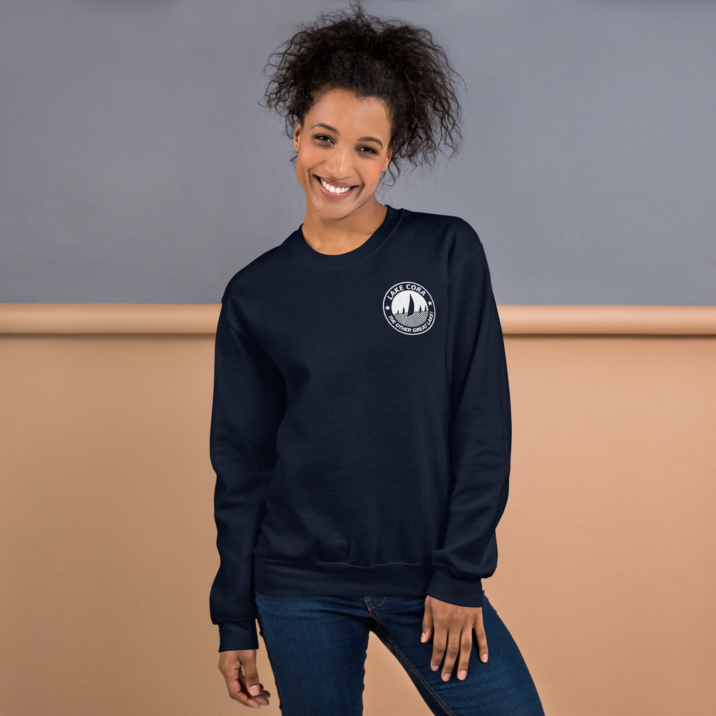 Adult Pocket Logo Crewneck Sweatshirt | Lake Cora