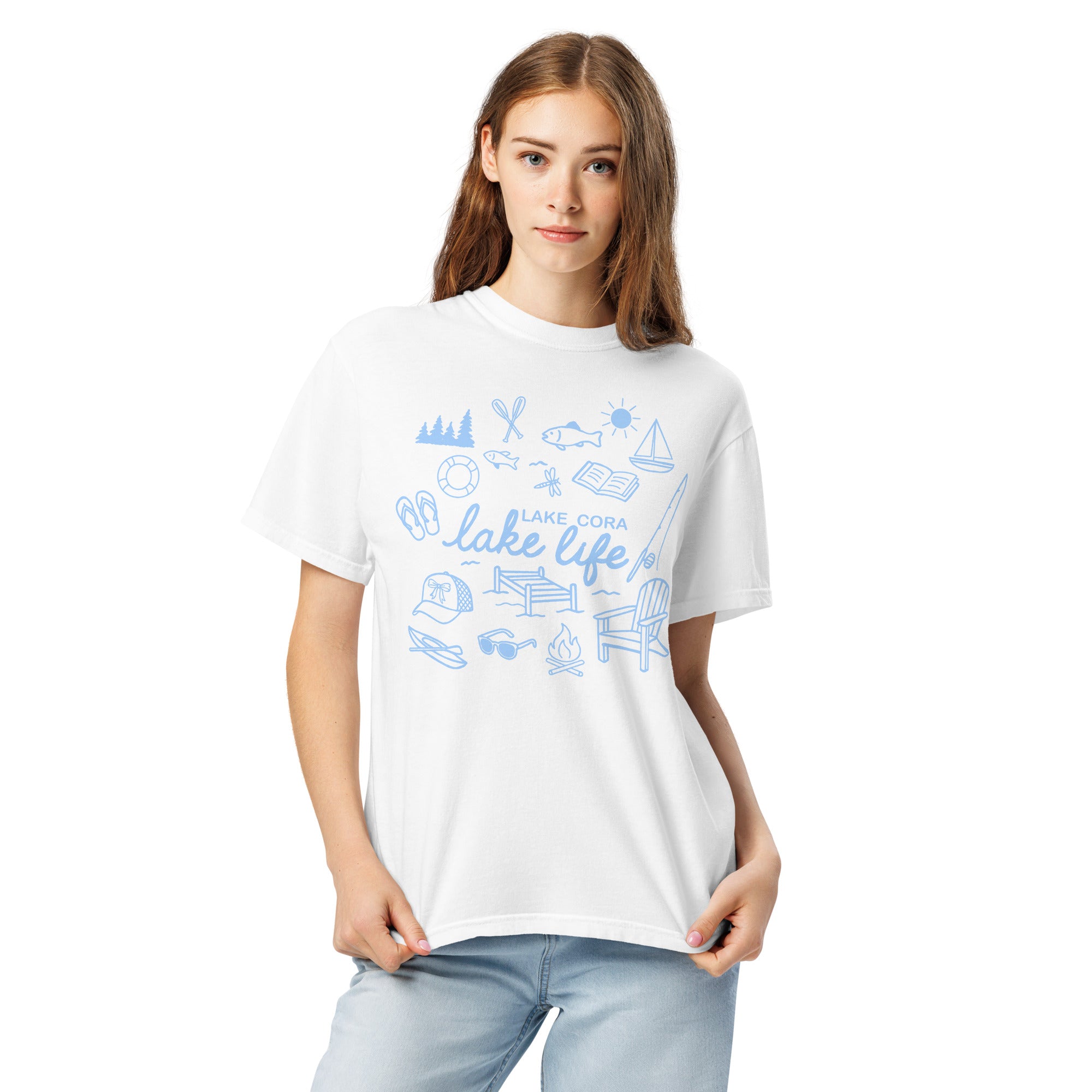 Lake Life Doodle Graphic Tee | Lake Cora